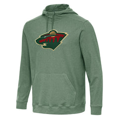 Minnesota Wild Antigua Cloud Pullover Hoodie - Hunter Green - NHL 202255099