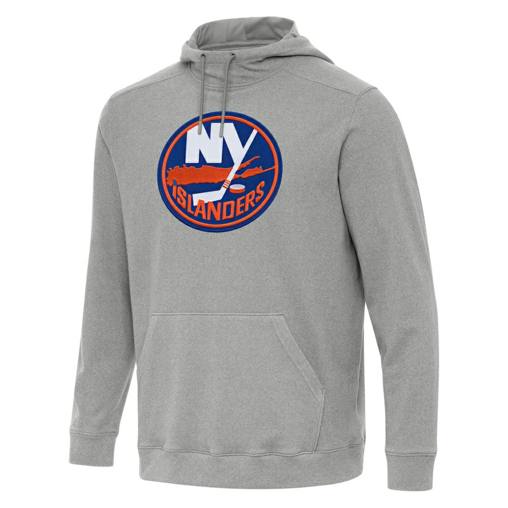 New York Islanders Antigua Cloud Pullover Hoodie - Heather Gray - NHL 202255104
