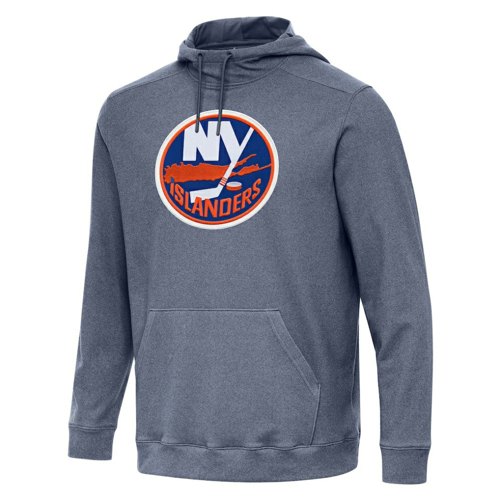 New York Islanders Antigua Cloud Pullover Hoodie - Heather Navy - NHL 202255107