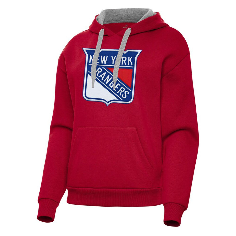 New York Rangers Antigua Women's Victory Pullover Hoodie - Red - NHL 202256970