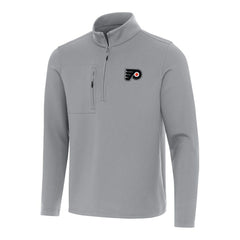Philadelphia Flyers Antigua Insider Quarter-Zip Top - Gray - NHL 202257099