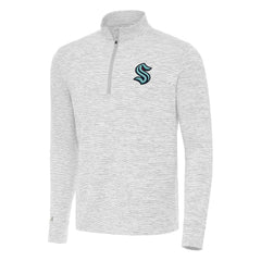Seattle Kraken Antigua Cause Quarter-Zip Top - Gray - NHL 202257182