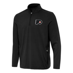 Philadelphia Flyers Antigua Perilous Quarter-Zip Sweatshirt - Black - NHL 202257537
