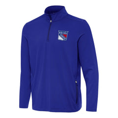 New York Rangers Antigua Perilous Quarter-Zip Sweatshirt - Royal - NHL 202257544