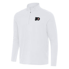 Philadelphia Flyers Antigua Intent Quarter-Zip Top - White - NHL 202257901