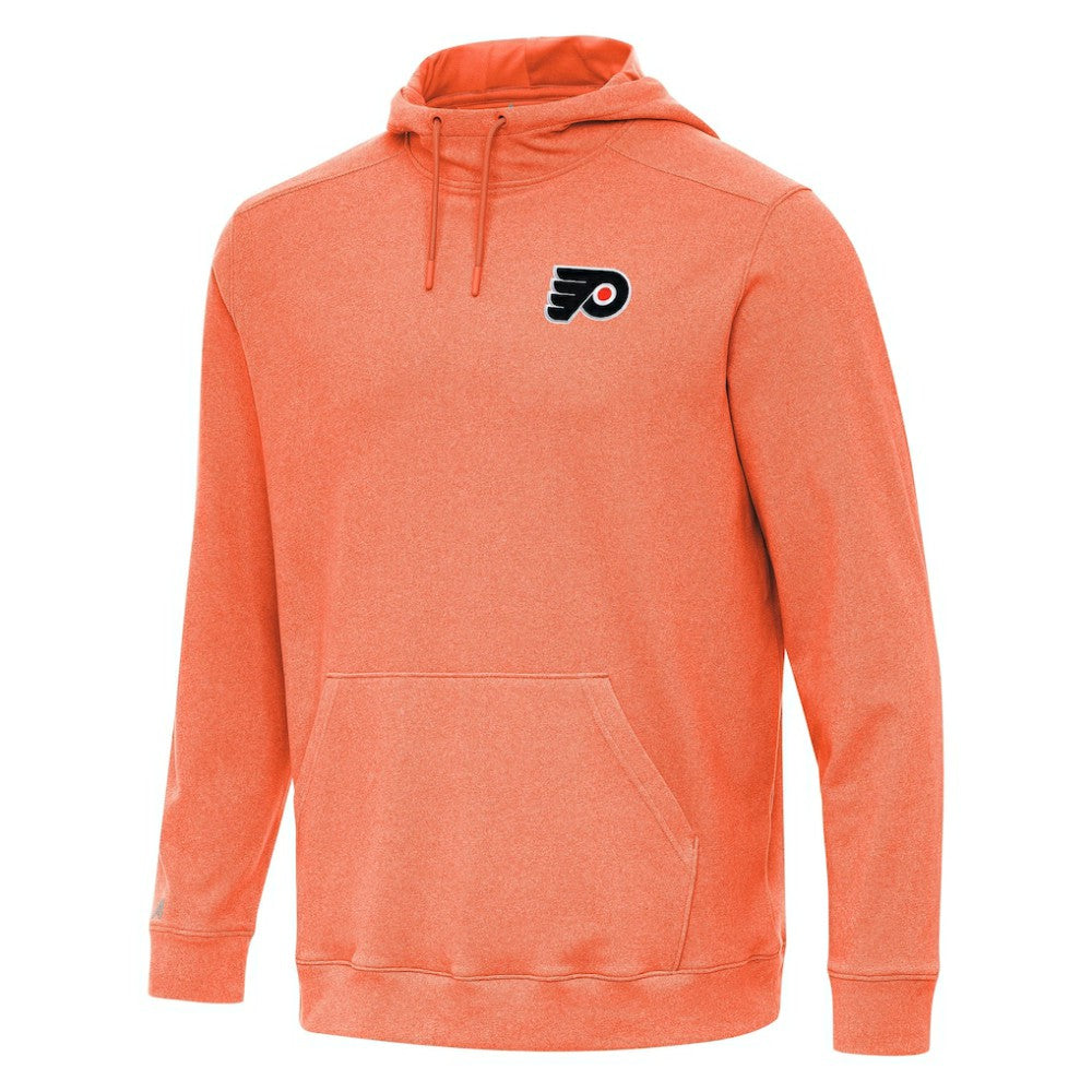 Philadelphia Flyers Antigua Cloud Pullover Hoodie - Heather Orange - NHL 202257932