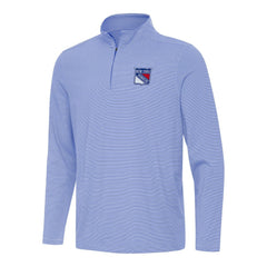 New York Rangers Antigua Twine Quarter-Zip Top - Royal - NHL 202258267
