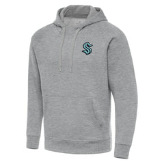 Seattle Kraken Antigua Big & Tall Victory Pullover Hoodie - Heather Gray - NHL 202258515