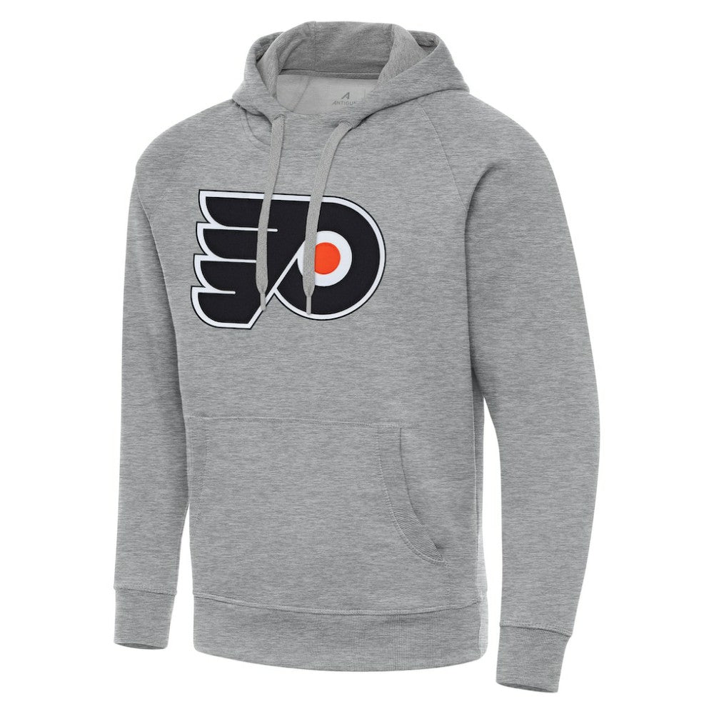 Philadelphia Flyers Antigua Big & Tall Victory Pullover Hoodie - Heather Gray - NHL 202258616