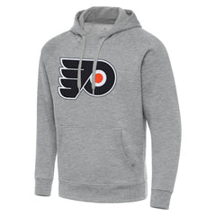 Philadelphia Flyers Antigua Big & Tall Victory Pullover Hoodie - Heather Gray - NHL 202258616