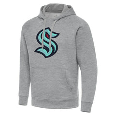 Seattle Kraken Antigua Big & Tall Victory Pullover Hoodie - Heather Gray - NHL 202258627