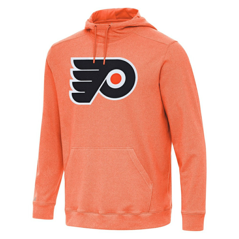 Philadelphia Flyers Antigua Cloud Pullover Hoodie - Heather Orange - NHL 202258638