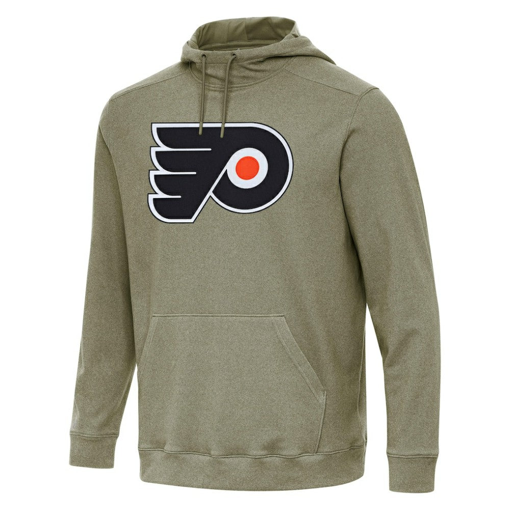 Philadelphia Flyers Antigua Cloud Pullover Hoodie - Olive - NHL 202258639