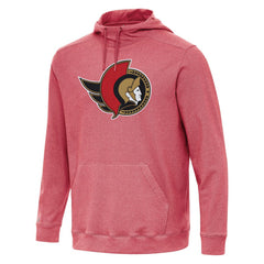 Ottawa Senators Antigua Cloud Pullover Hoodie - Heather Red - NHL 202258656