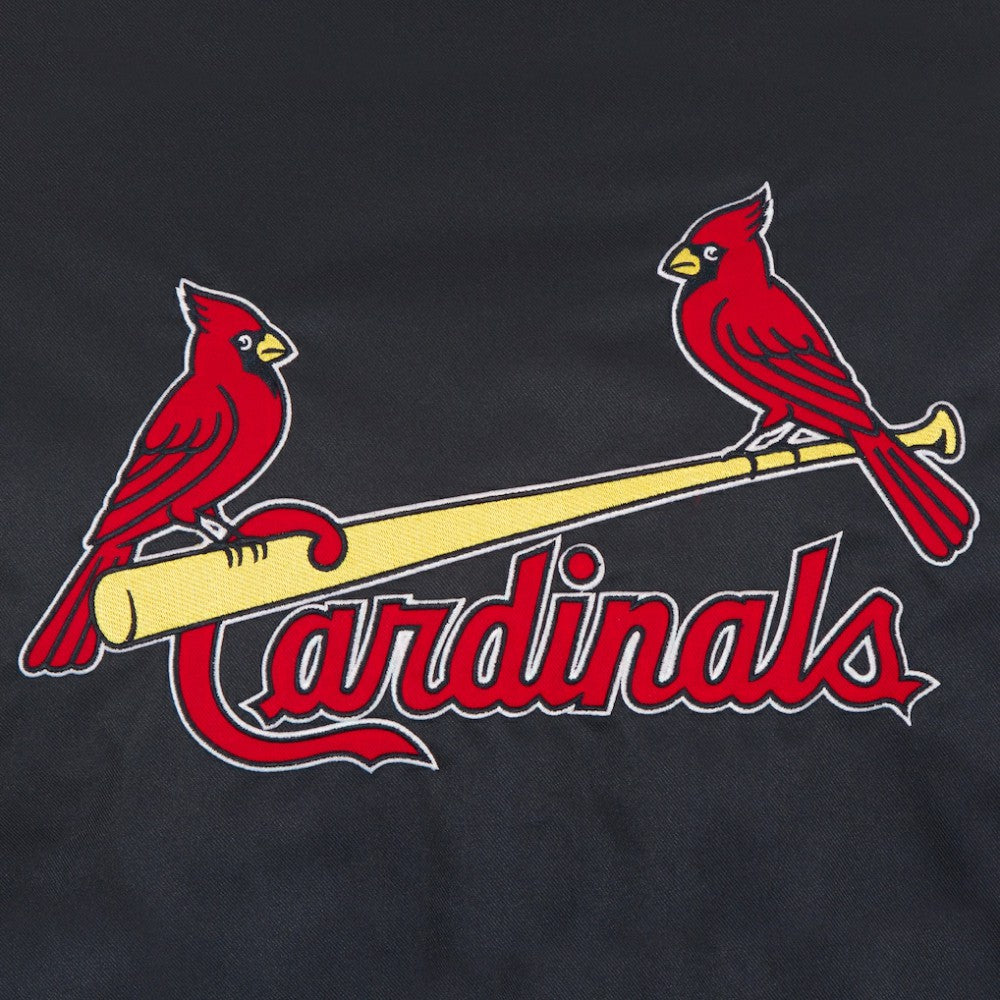 St. Louis Cardinals JH Design Youth Reversible Fleece Full-Snap Hoodie Jacket - Black - MLB Sale