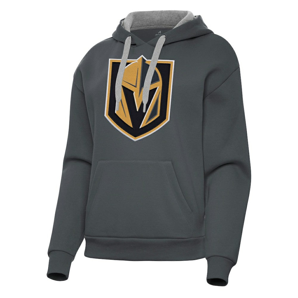 Vegas Golden Knights Antigua Women's Victory Pullover Hoodie - Charcoal - NHL 202258879