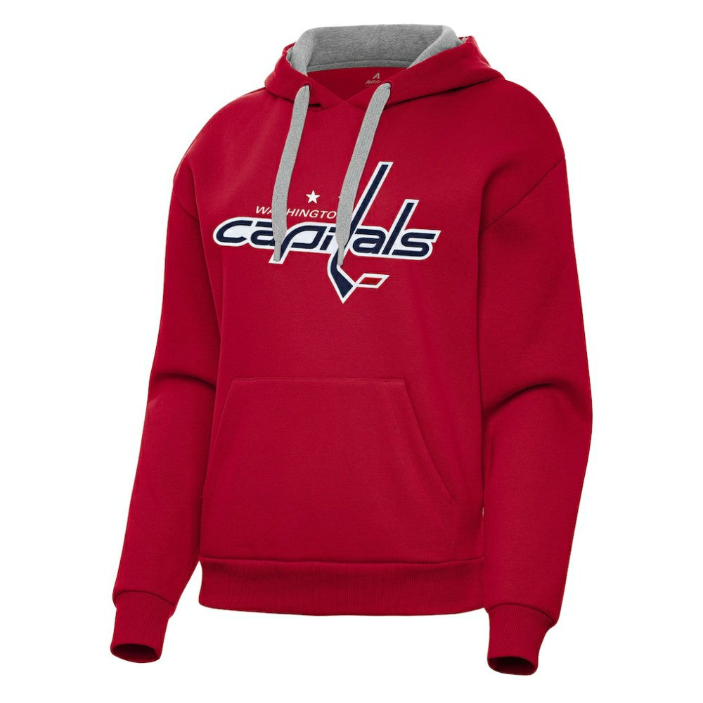 Washington Capitals Antigua Women's Victory Pullover Hoodie - Red - NHL 202258884