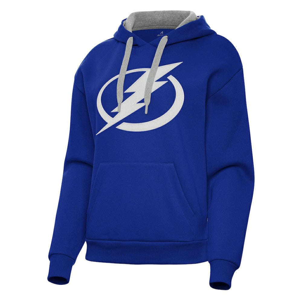 Tampa Bay Lightning Antigua Women's Victory Pullover Hoodie - Blue - NHL 202258895
