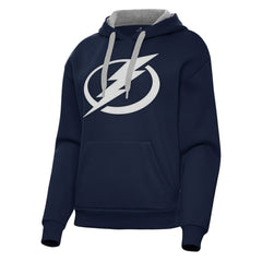 Tampa Bay Lightning Antigua Women's Victory Pullover Hoodie - Navy - NHL 202258897