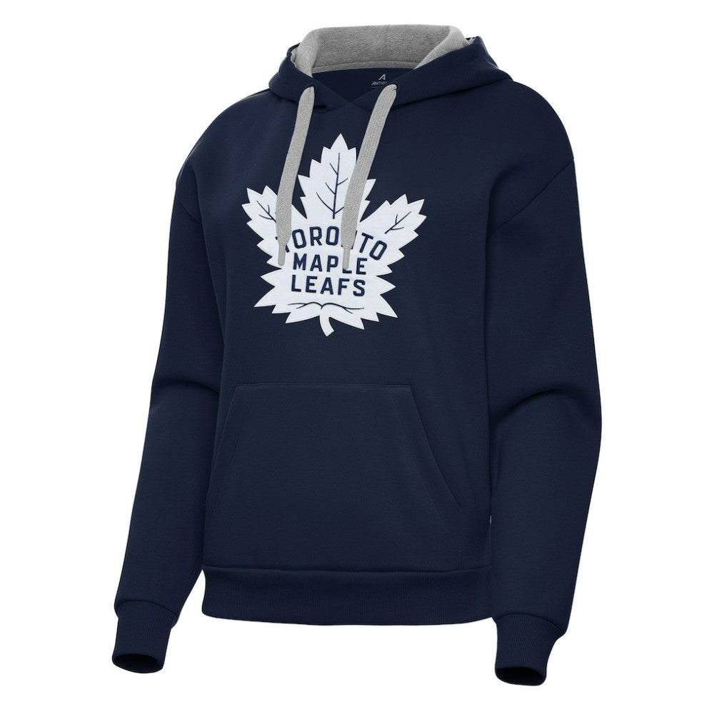 Toronto Maple Leafs Antigua Women's Victory Pullover Hoodie - Navy - NHL 202258898