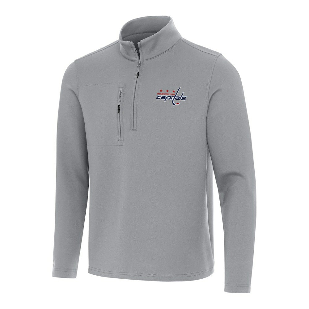 Washington Capitals Antigua Insider Quarter-Zip Top - Gray - NHL 202259040