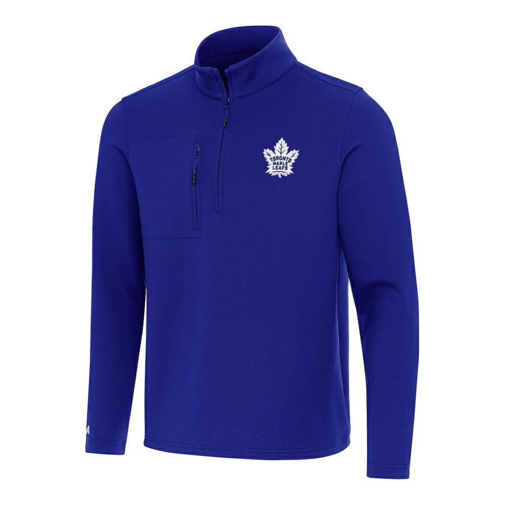 Toronto Maple Leafs Antigua Insider Quarter-Zip Top - Royal - NHL 202259048