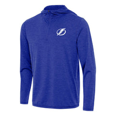 Tampa Bay Lightning Antigua Tidy Quarter-Zip Hoodie - Heather Royal - NHL 202259121