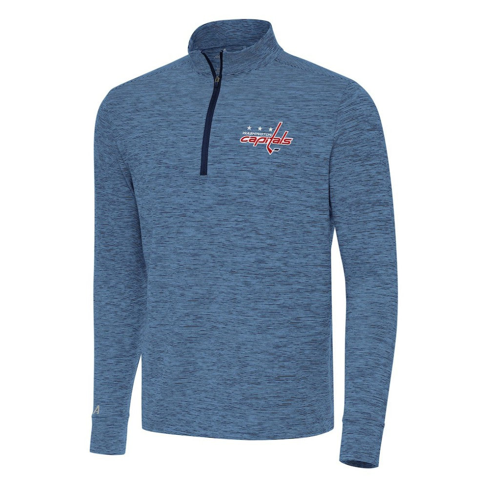 Washington Capitals Antigua Cause Quarter-Zip Top - Heather Navy - NHL 202259141