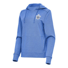 Toronto Maple Leafs Antigua Women's Justice Pullover Hoodie - Heather Royal - NHL 202259283