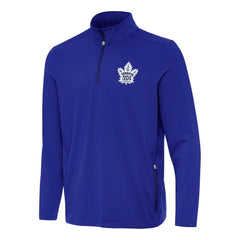 Toronto Maple Leafs Antigua Perilous Quarter-Zip Sweatshirt - Royal - NHL 202259479
