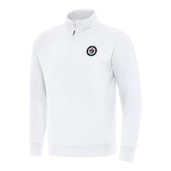 Winnipeg Jets Antigua Victory Quarter-Zip Mock Sweatshirt - White - NHL 202259520