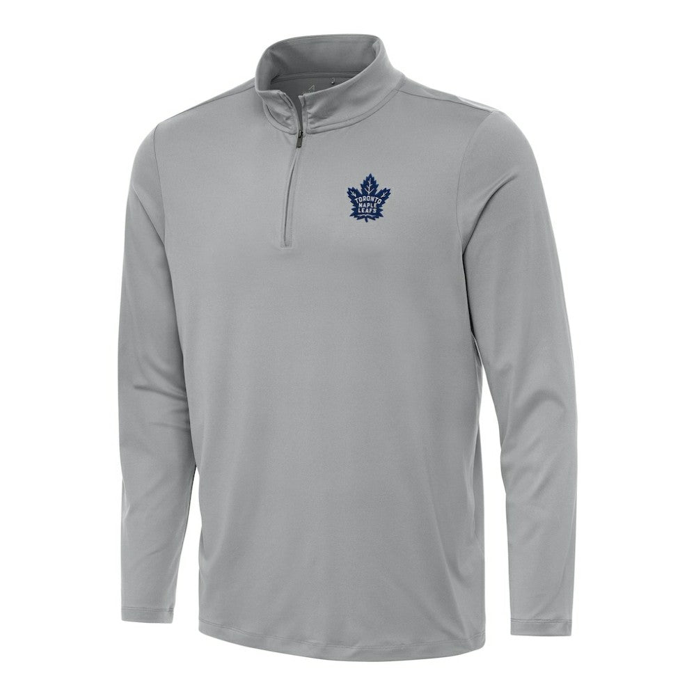 Toronto Maple Leafs Antigua Reprocess Quarter-Zip Top - Gray - NHL 202259599