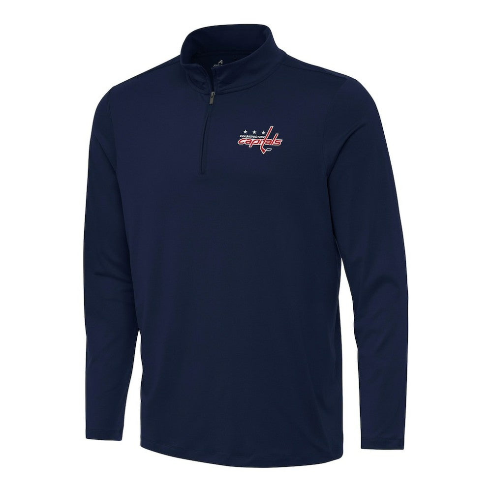 Washington Capitals Antigua Reprocess Quarter-Zip Top - Navy - NHL 202259610