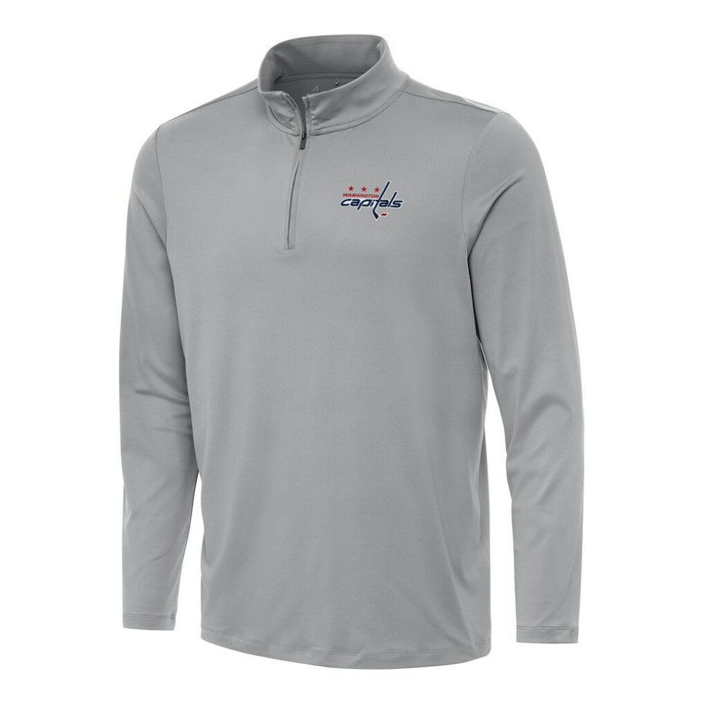 Washington Capitals Antigua Reprocess Quarter-Zip Top - Gray - NHL 202259614