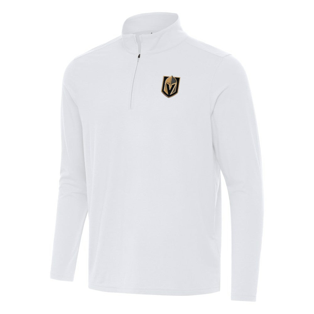 Vegas Golden Knights Antigua Intent Quarter-Zip Top - White - NHL 202259838