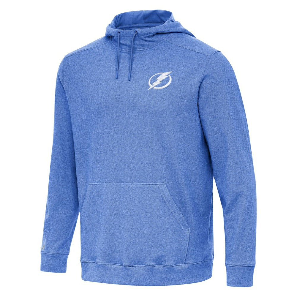 Tampa Bay Lightning Antigua Cloud Pullover Hoodie - Heather Royal - NHL 202259879