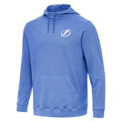Tampa Bay Lightning Antigua Cloud Pullover Hoodie - Heather Royal - NHL 202259879