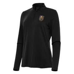 Vegas Golden Knights Antigua Women's Reprocess Quarter-Zip Top - Black - NHL 202259951