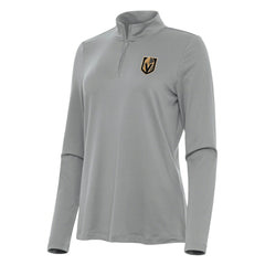 Vegas Golden Knights Antigua Women's Reprocess Quarter-Zip Top - Gray - NHL 202259954