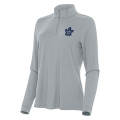 Toronto Maple Leafs Antigua Women's Intent Quarter-Zip Top - Gray - NHL 202260131