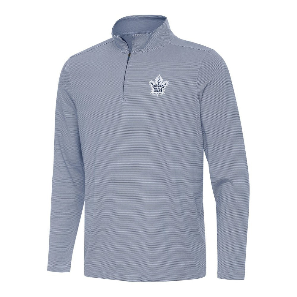 Toronto Maple Leafs Antigua Twine Quarter-Zip Top - Navy - NHL 202260187