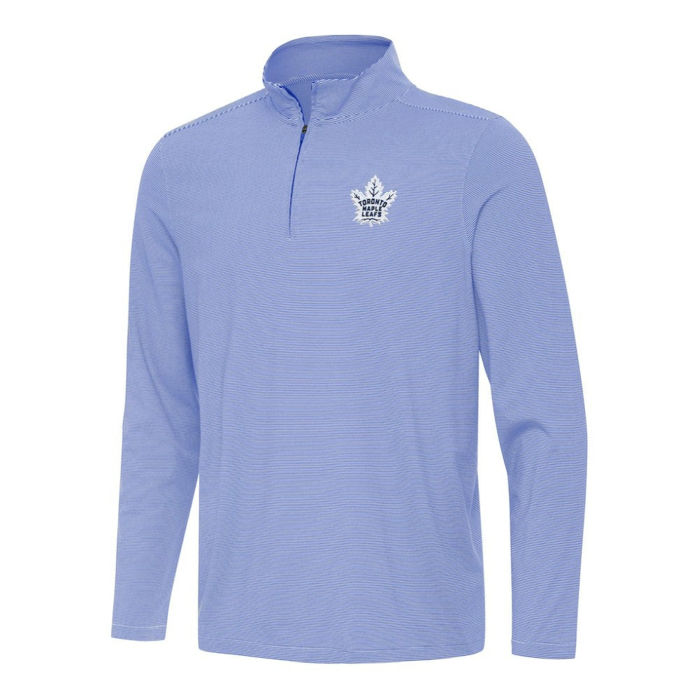 Toronto Maple Leafs Antigua Twine Quarter-Zip Top - Royal - NHL 202260193