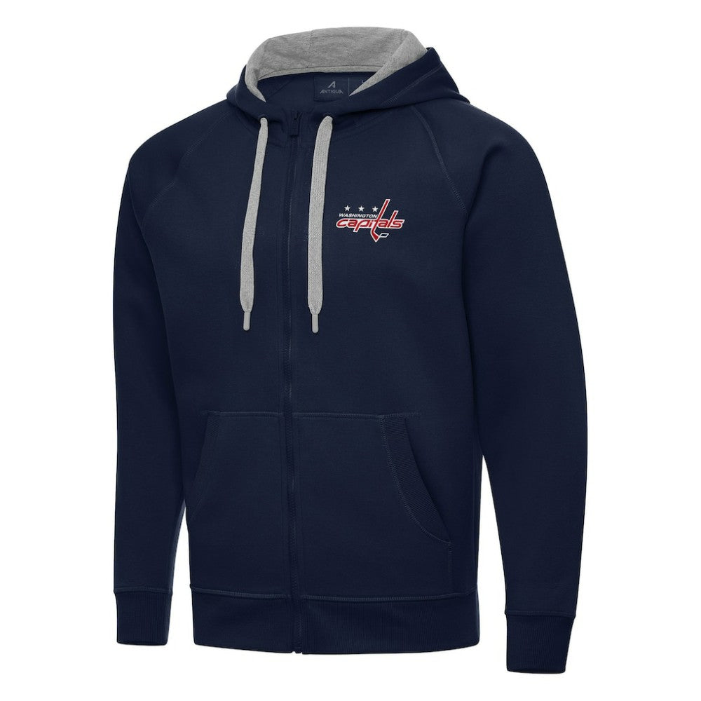 Washington Capitals Antigua Big & Tall Victory Full-Zip Hoodie - Navy - NHL 202260413
