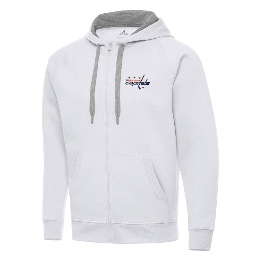 Washington Capitals Antigua Big & Tall Victory Full-Zip Hoodie - White - NHL 202260418
