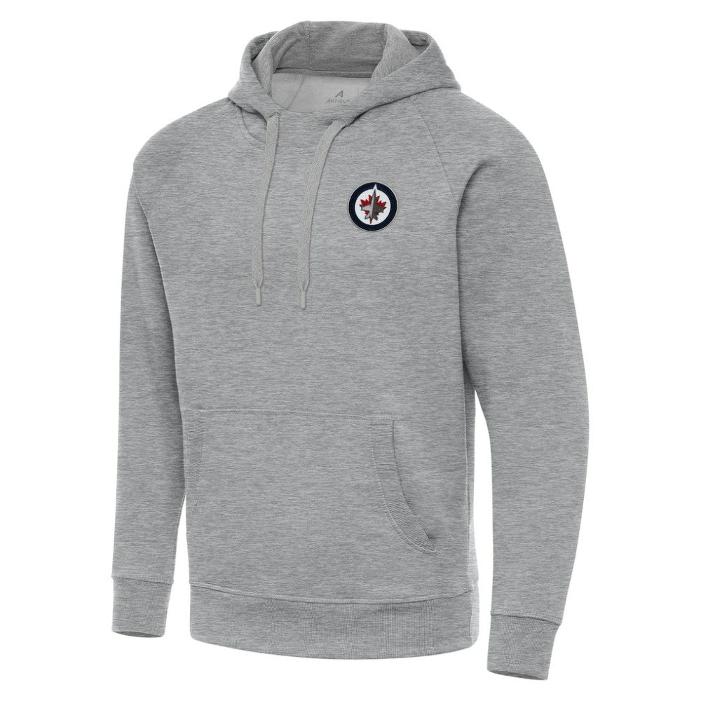 Winnipeg Jets Antigua Big & Tall Victory Pullover Hoodie - Heather Gray - NHL 202260445