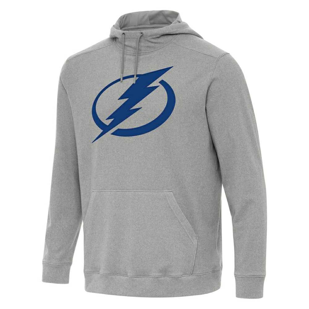 Tampa Bay Lightning Antigua Cloud Pullover Hoodie - Heather Gray - NHL 202260487