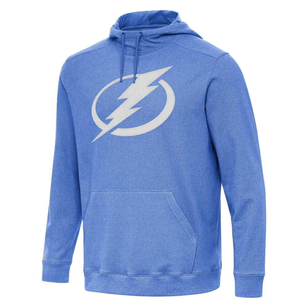 Tampa Bay Lightning Antigua Cloud Pullover Hoodie - Heather Royal - NHL 202260490