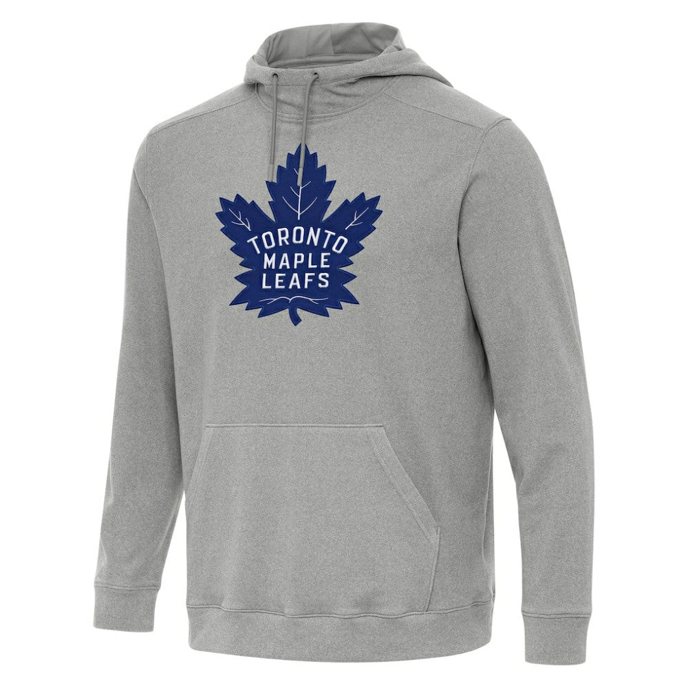 Toronto Maple Leafs Antigua Cloud Pullover Hoodie - Heather Gray - NHL 202260492