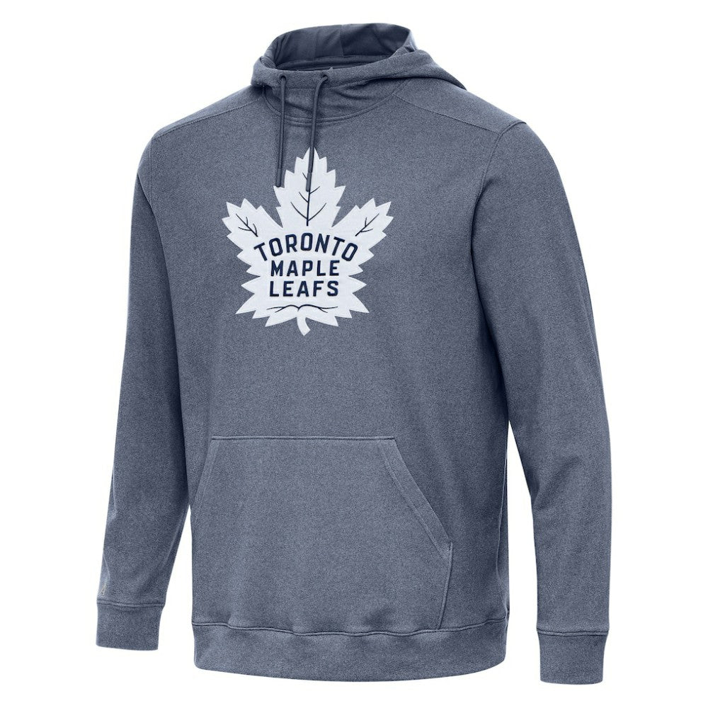 Toronto Maple Leafs Antigua Cloud Pullover Hoodie - Heather Navy - NHL 202260493