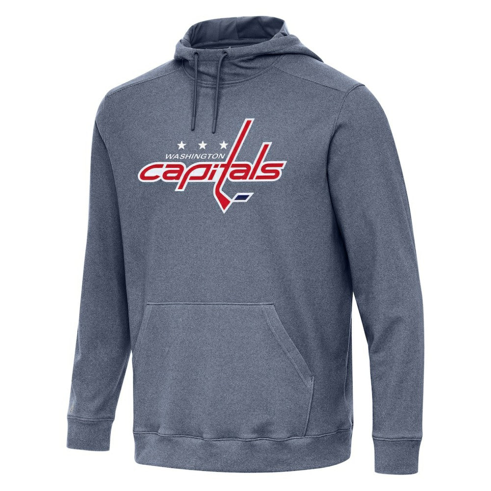 Washington Capitals Antigua Cloud Pullover Hoodie - Heather Navy - NHL 202260498